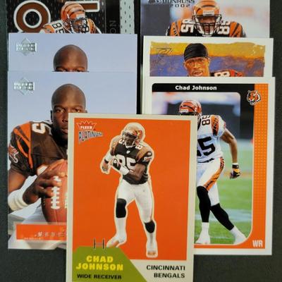 Sale Photo Thumbnail #1139: 2002 Fleer, Score, Topps, Upper Deck, Donruss Chad Johnson