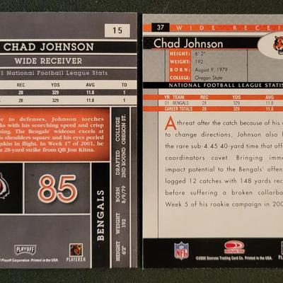 Sale Photo Thumbnail #1141: 2002 Fleer, Score, Topps, Upper Deck, Donruss Chad Johnson