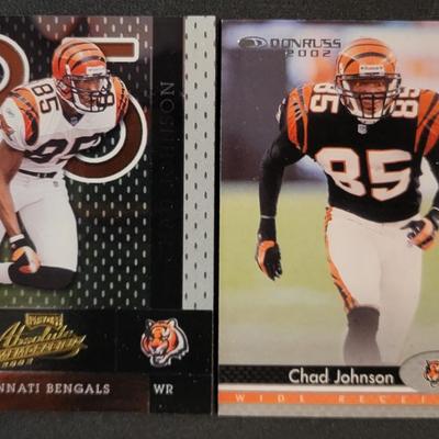 Sale Photo Thumbnail #1140: 2002 Fleer, Score, Topps, Upper Deck, Donruss Chad Johnson