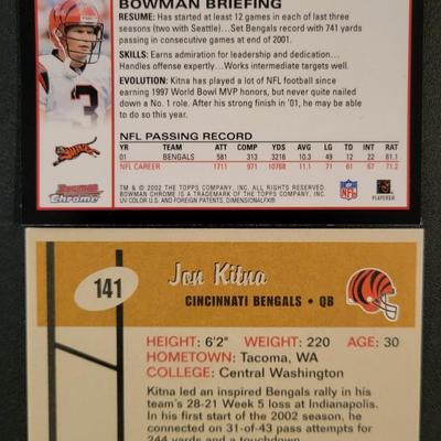 Sale Photo Thumbnail #1158: 2002 Fleer, Topps, Score, Donruss, Upper Deck Jon Kitna