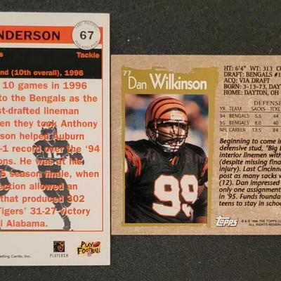 Sale Photo Thumbnail #1164: 1995/1996 Topps Truitt, Copeland, Wilkinson 1995/1997 Pinnacle Hearst, Anderson, Edison 2001 Upper Deck Farmer