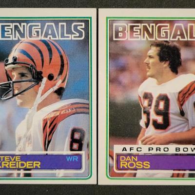 Sale Photo Thumbnail #1185: 1981/1983/1986 Topps Wright, Curtis, Kreider, Ross