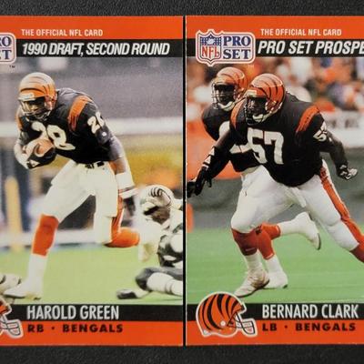 Sale Photo Thumbnail #1195: 1990 Pro Set Bengals Various Players