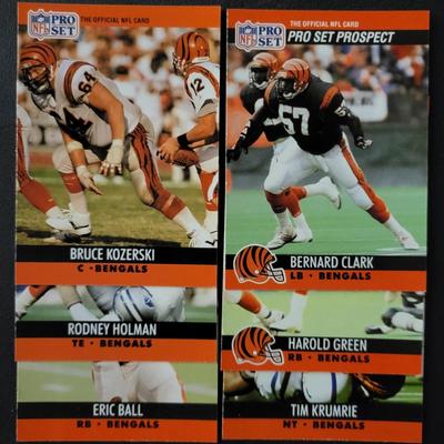 Sale Photo Thumbnail #1197: 1990 Pro Set Bengals Various Players