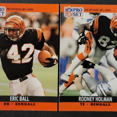 Sale Photo Thumbnail #1191: 1990 Pro Set Bengals Various Players