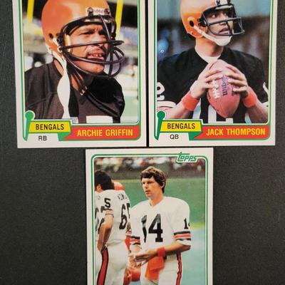 Sale Photo Thumbnail #1199: 1981 Topps Chewing Gum Inc. Bengals Various Players