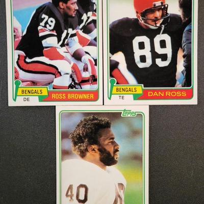 Sale Photo Thumbnail #1201: 1981 Topps Chewing Gum Inc. Bengals Various Players
