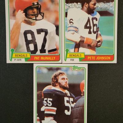 Sale Photo Thumbnail #1205: 1981 Topps Chewing Gum Inc. Bengals Various Players