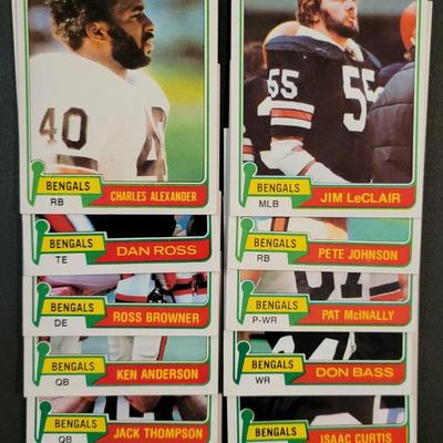 Sale Photo Thumbnail #1207: 1981 Topps Chewing Gum Inc. Bengals Various Players