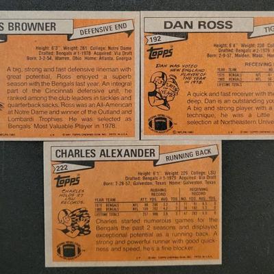 Sale Photo Thumbnail #1202: 1981 Topps Chewing Gum Inc. Bengals Various Players