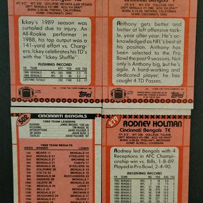 Sale Photo Thumbnail #1216: 1990 Topps Bengals Various Players