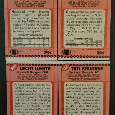 Sale Photo Thumbnail #1210: 1990 Topps Bengals Various Players