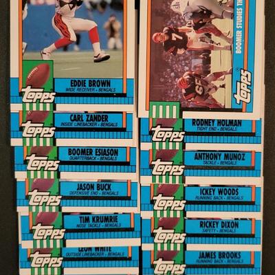 Sale Photo Thumbnail #1217: 1990 Topps Bengals Various Players