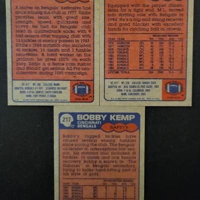 Sale Photo Thumbnail #1224: 1985 Topps Cheating Gum Inc. Bengals Various Players