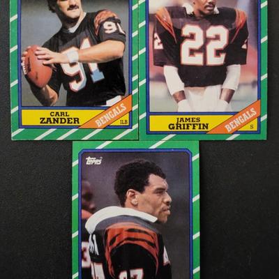 Sale Photo Thumbnail #1231: 1986 Topps Chewing Gum Inc. Bengals Various Players