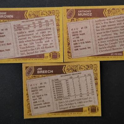 Sale Photo Thumbnail #1230: 1986 Topps Chewing Gum Inc. Bengals Various Players