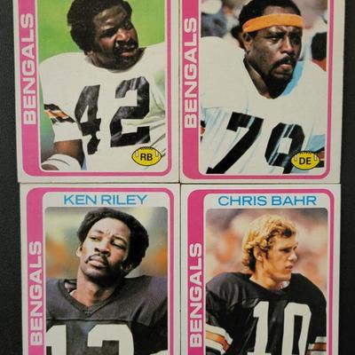 Sale Photo Thumbnail #1247: 1978 Topps Chewing Gum Inc. Bengals Various Players. One Coy Bacon card has an error on the back.