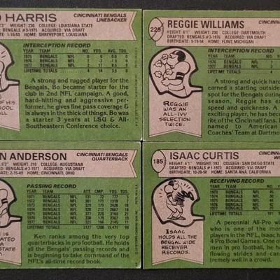 Sale Photo Thumbnail #1246: 1978 Topps Chewing Gum Inc. Bengals Various Players. One Coy Bacon card has an error on the back.