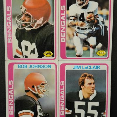 Sale Photo Thumbnail #1249: 1978 Topps Chewing Gum Inc. Bengals Various Players. One Coy Bacon card has an error on the back.