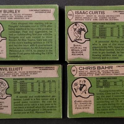 Sale Photo Thumbnail #1258: 1978 Topps Bengals Various Players. Lots of Duplicates of individual players (180 cards in total)