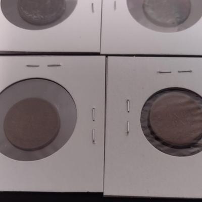 Set of Six Indian Head Pennies Various Dates Circulated Condition (30)