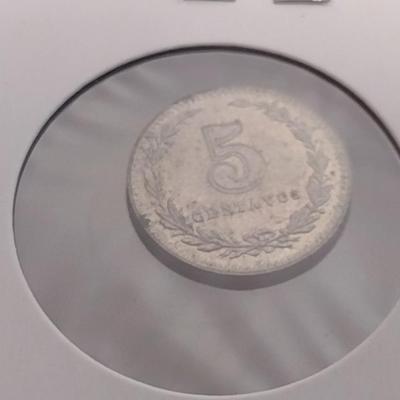 Set of Four Argentinian Centavos Coins Early Various Dates Circulated Condition (32)