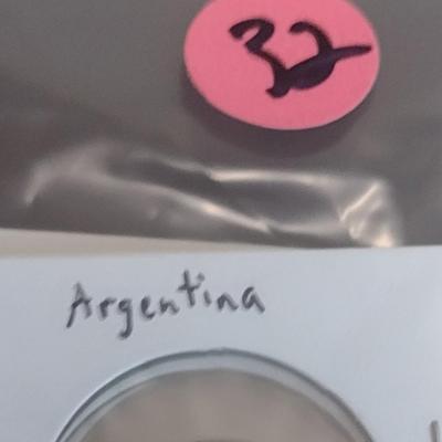 Set of Four Argentinian Centavos Coins Early Various Dates Circulated Condition (32)