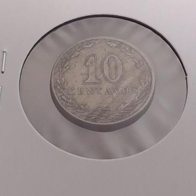 Set of Four Argentinian Centavos Coins Early Various Dates Circulated Condition (32)