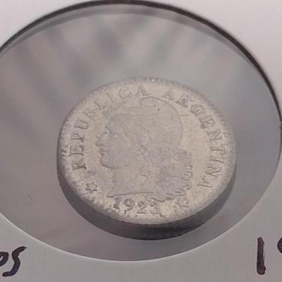 Set of Four Argentinian Centavos Coins Early Various Dates Circulated Condition (32)