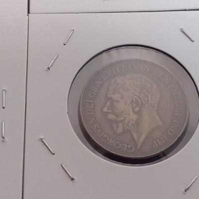 Set of Six Early Date British Half Pennies Circulated Condition (34)