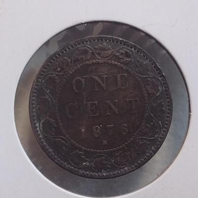 Set of Three 19th Century One Cent Coins Circulated Condition (38)