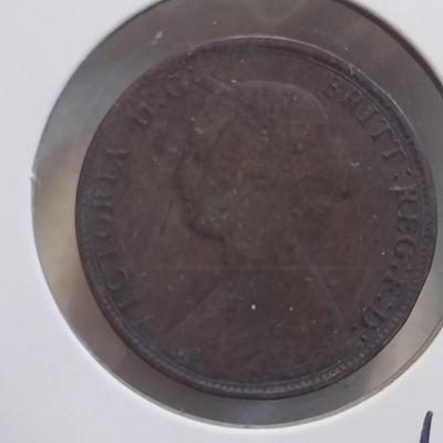 Set of Three 19th Century One Cent Coins Circulated Condition (38)