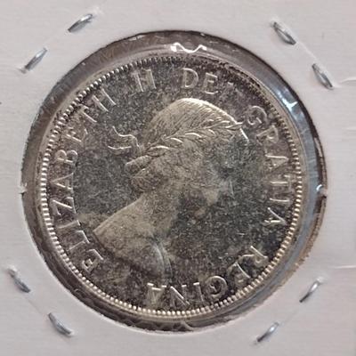 1858-1958 Queen Elizabeth II British Columbia Dollar Circulated Condition (39)