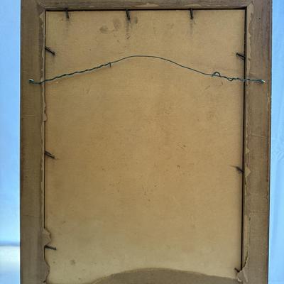 Sale Photo Thumbnail #44: Vintage wooden framed print - “The Blue Boy” by Thomas Gainsborough. 23x17