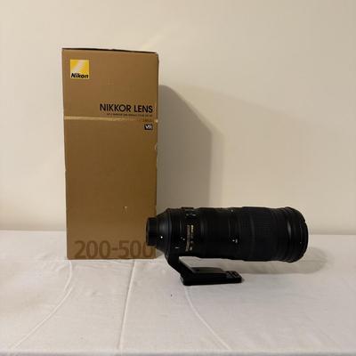 Nikon AF-S Nikkor 200-500 F/5.6E ED VR Lens (O-MG)
