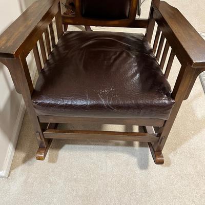 Stickley Style Mission Rocker Chair (BGB-RG)