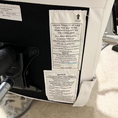 Matching Pair of Sleek Modern Rolling Chairs (BGB-RG)