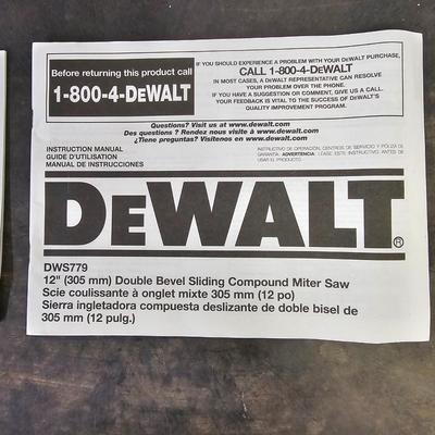 DeWalt 12" Double Bevel Sliding Compound Miter Saw & More (DG-JS)
