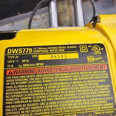 DeWalt 12" Double Bevel Sliding Compound Miter Saw & More (DG-JS)