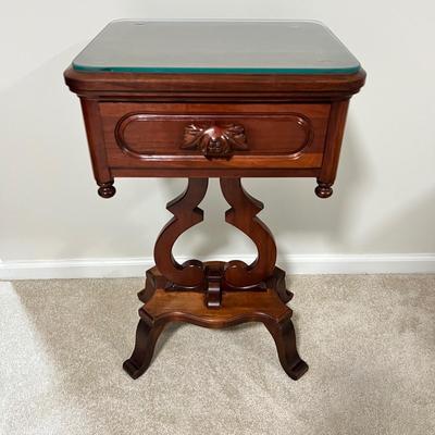 Solid Cherry Wood Davis Co. Nightstand Table (BGB-RG)