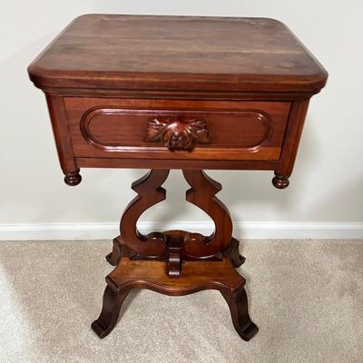 Solid Cherry Wood Davis Co. Nightstand Table (BGB-RG)