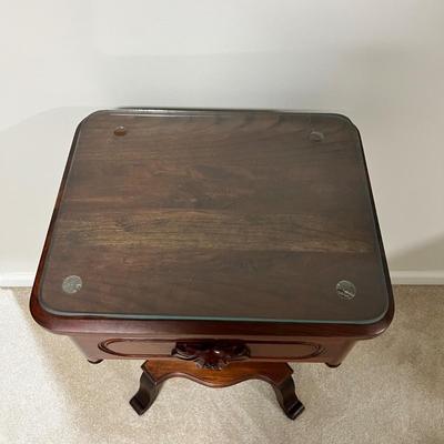 Solid Cherry Wood Davis Co. Nightstand Table (BGB-RG)