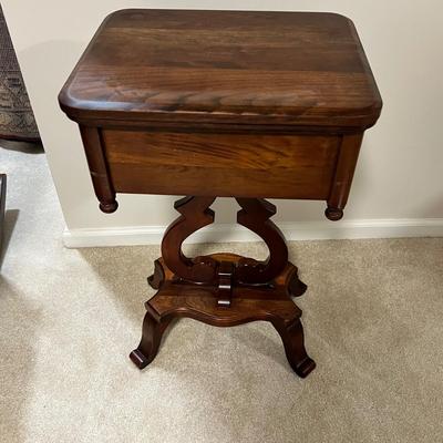 Solid Cherry Wood Davis Co. Nightstand Table (BGB-RG)