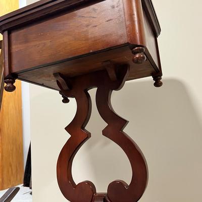 Solid Cherry Wood Davis Co. Nightstand Table (BGB-RG)