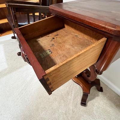 Solid Cherry Wood Davis Co. Nightstand Table (BGB-RG)