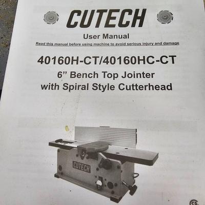 Cutech 6" Benchtop Joiner on Shopfox Stand (DG-JS)
