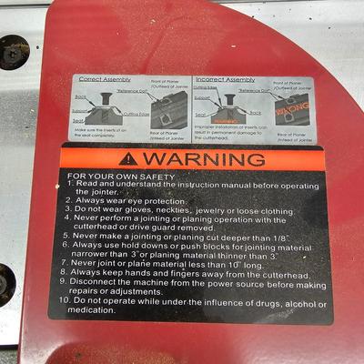 Cutech 6" Benchtop Joiner on Shopfox Stand (DG-JS)