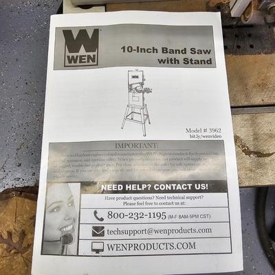 Wen 10" Band Saw & Accessories (DG-JS)