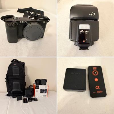 Sony A6000 Camera Body & More (O-MG)