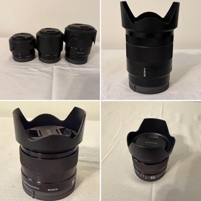 Trio of Sony Lenses (O-MG)
